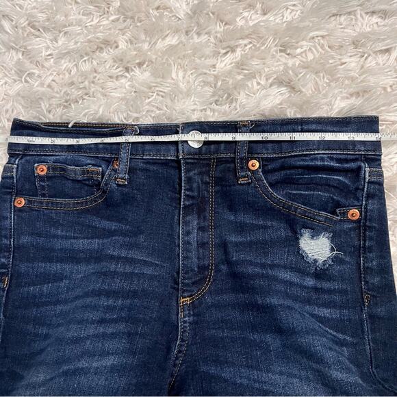 Gap Denim Distressed Denim True Skinny Jeans Size 27 R - Picture 8 of 9